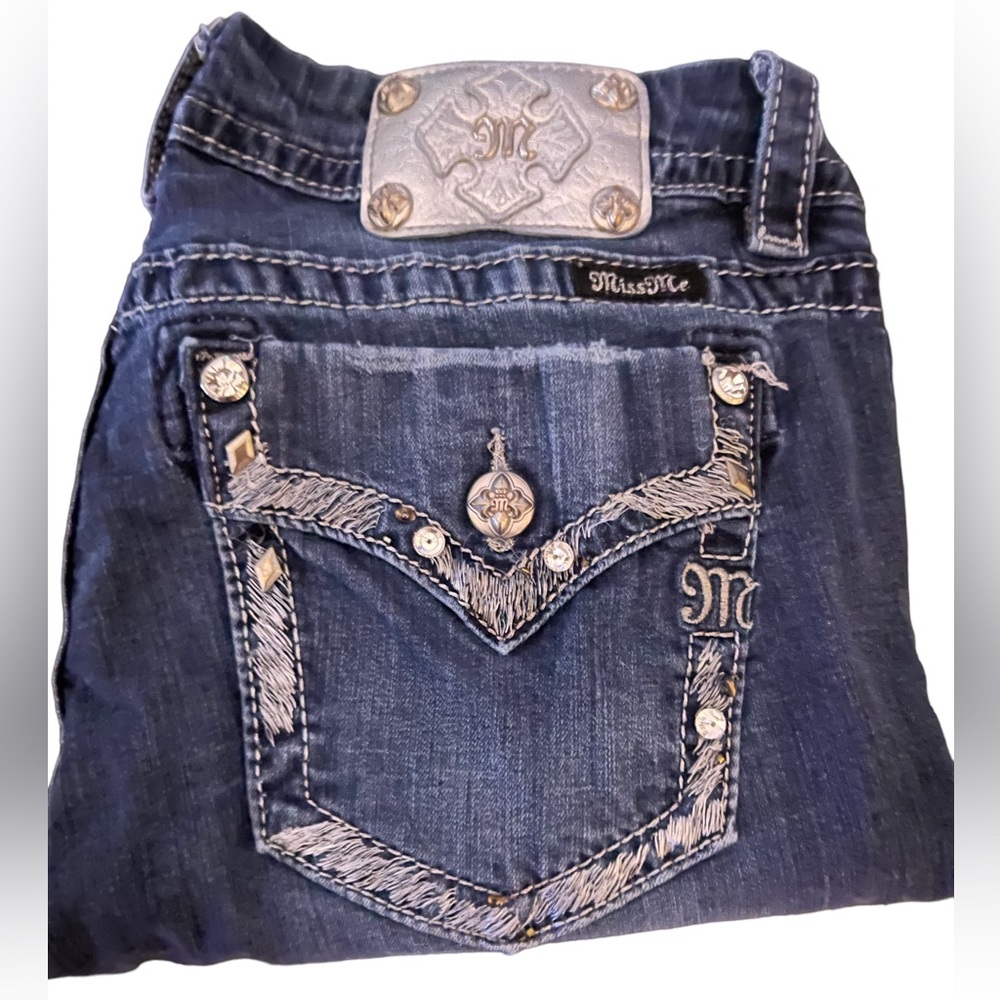 Miss Me ankle skinny jeans